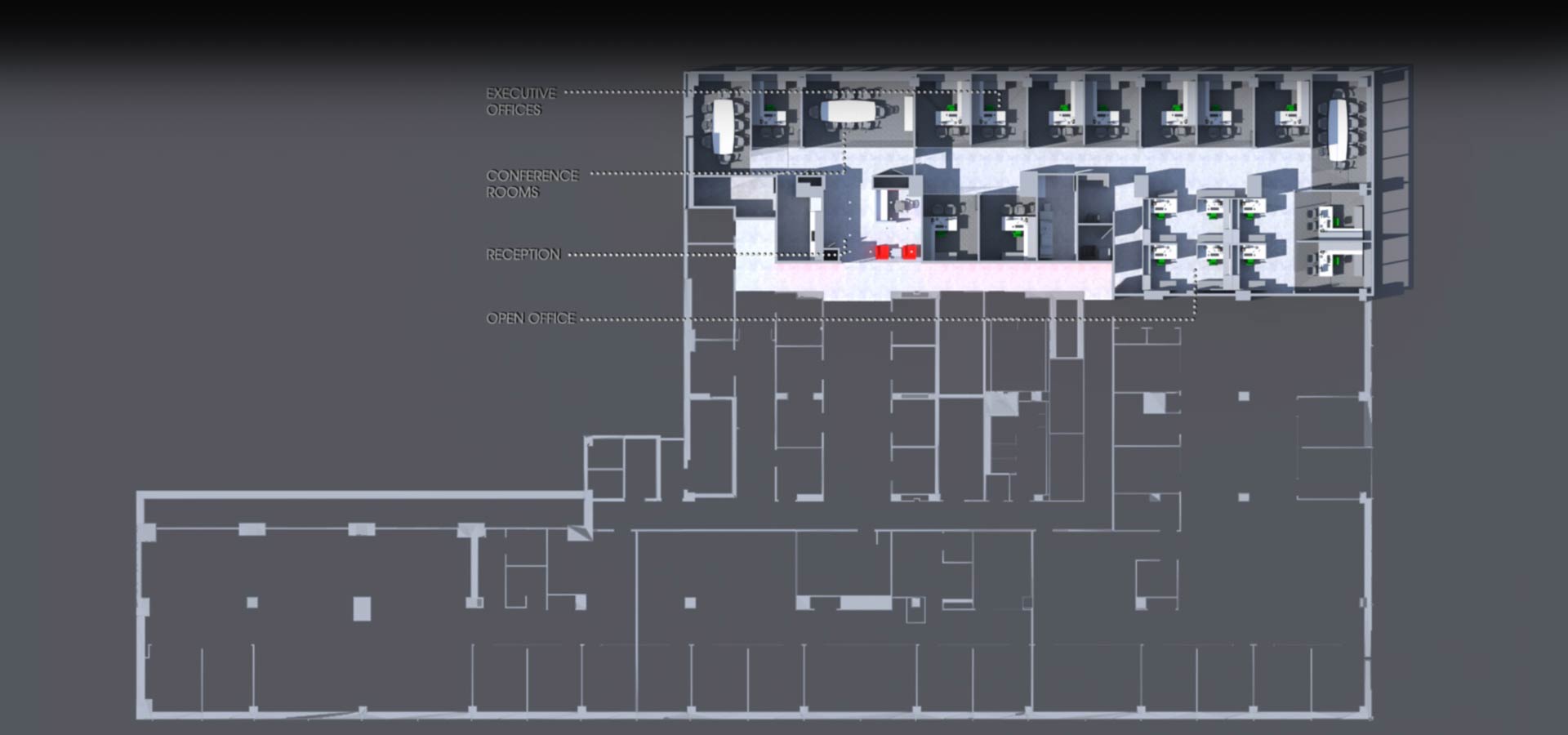 blueprint of architectural plans of nyc nintendo office designed and architected by kohn architecture nyc